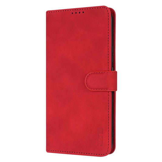 For Huawei nova 14 Pro 5G AZNS Skin Feel Calf Texture Flip Leather Phone Case(Red)