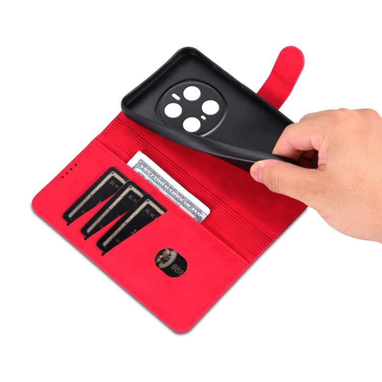 For Honor Magic7 Pro AZNS Skin Feel Calf Texture Flip Leather Phone Case(Red)