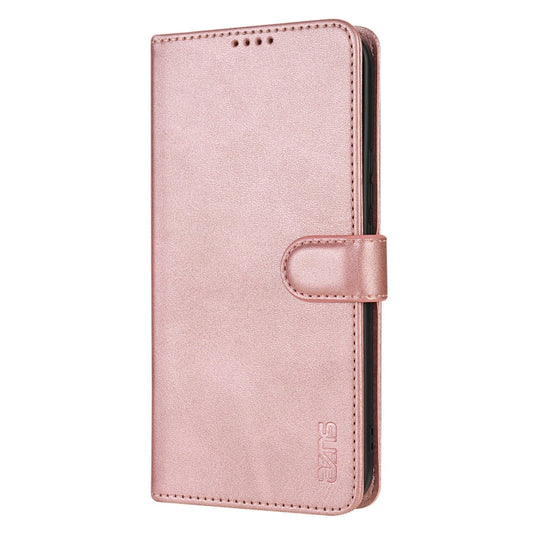 For Honor 300 Pro AZNS Skin Feel Calf Texture Flip Leather Phone Case(Rose Gold)