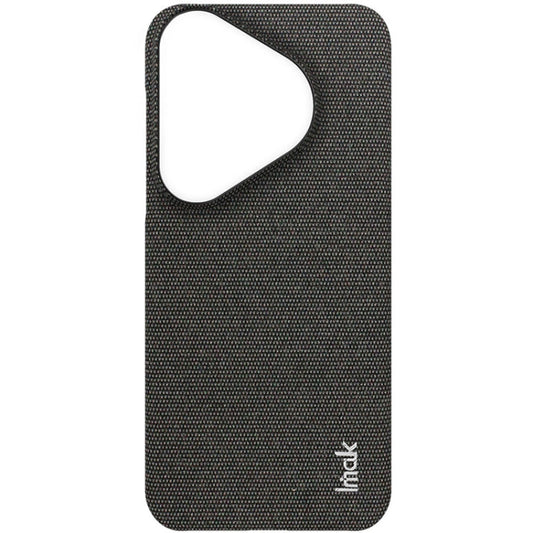 Pour Huawei Pura 70 Coque de téléphone en tissu texturé imak Ruiyi Series PU + PC (Noir)