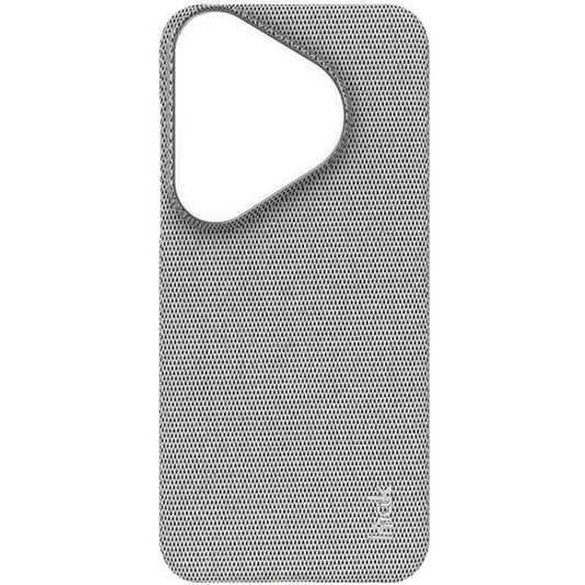 For Huawei Pura 70 imak Ruiyi Series Cloth Texture PU + PC Phone Case(Light Grey)