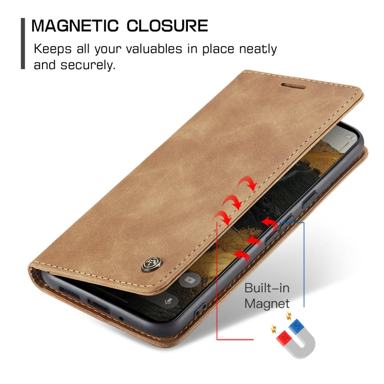 For Google Pixel 10 Pro XL / 9 Pro XL CaseMe 013 Multifunctional Horizontal Flip Leather Phone Case(Brown)