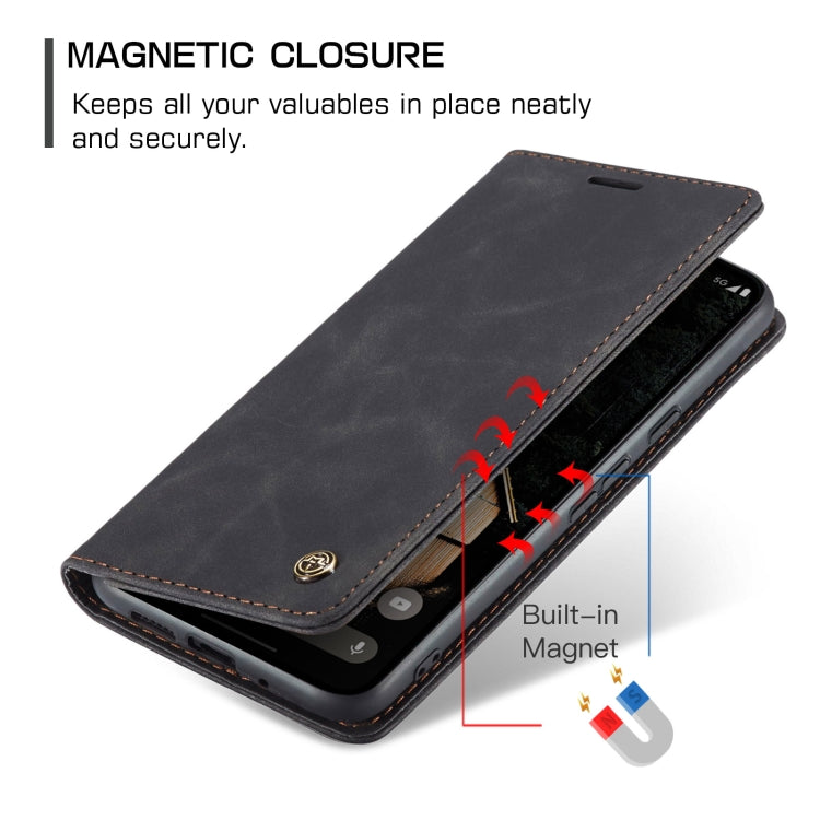 For Google Pixel 10 Pro XL / 9 Pro XL CaseMe 013 Multifunctional Horizontal Flip Leather Phone Case(Black)