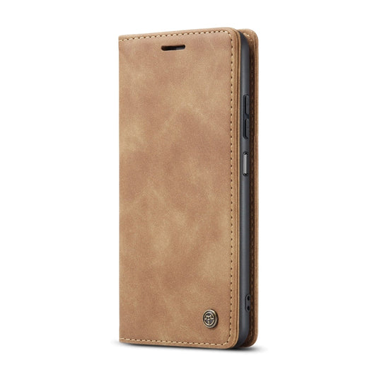 Pour Samsung Galaxy A05s Étui de téléphone en cuir à rabat horizontal multifonctionnel CaseMe 013 (marron)