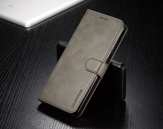 For Honor 200 Lite Global LC.IMEEKE Calf Texture Leather Phone Case(Grey)