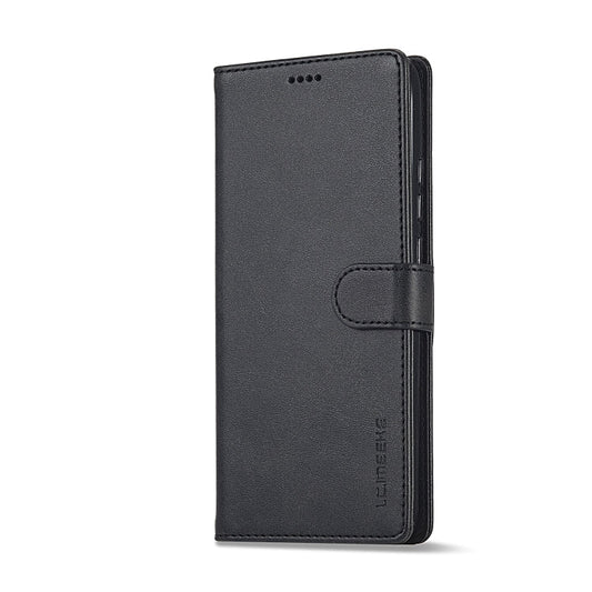 For Honor X8b LC.IMEEKE Calf Texture Leather Phone Case(Black)