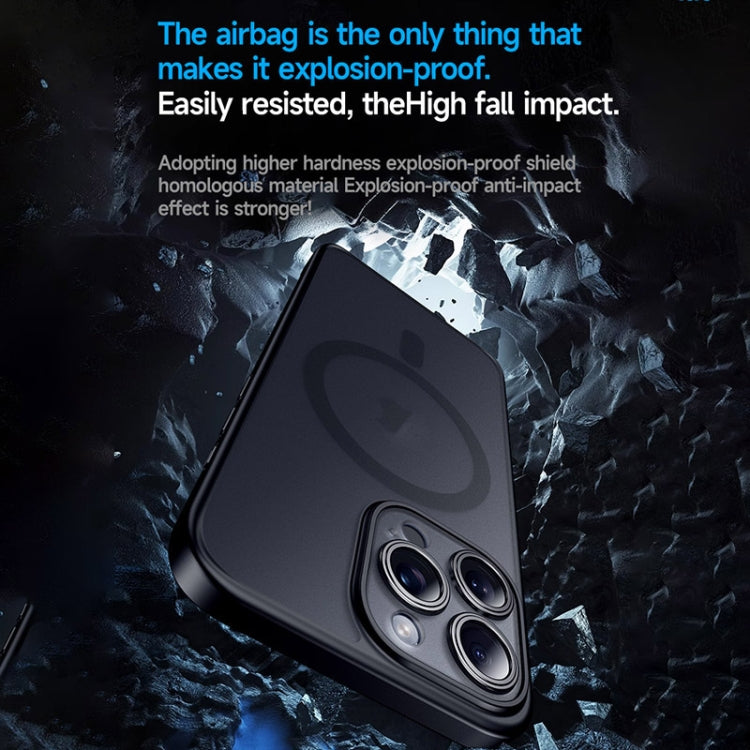 For iPhone 15 Pro SULADA Magsafe Magnetic Matte PC + TPU Phone Case(Titanium Gray)