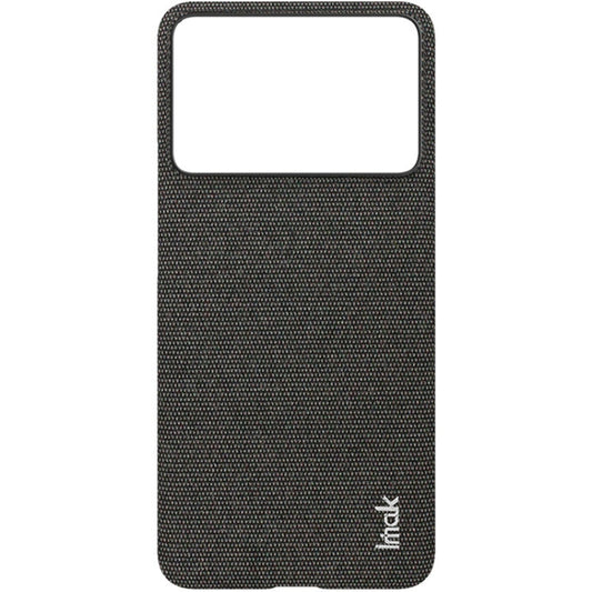 Pour Xiaomi Redmi K70 5G/K70 Pro 5G Coque de téléphone imak Ruiyi Series Texture Tissu PU + PC (Noir)