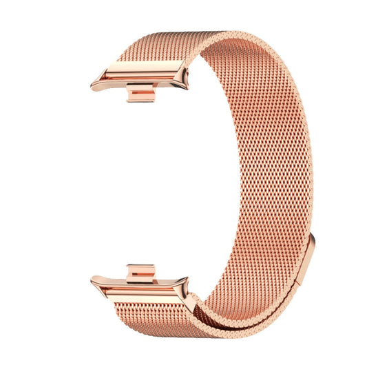 For Xiaomi Band 10 Pro / Redmi Watch 6 / 5 Mijobs Milan Magnetic Stainless Steel Watch Band(Rose Gold)