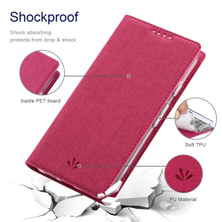 For Google Pixel 8 ViLi DMX Series TPU + PU Leather Magnetic Phone Case(Rose Red)