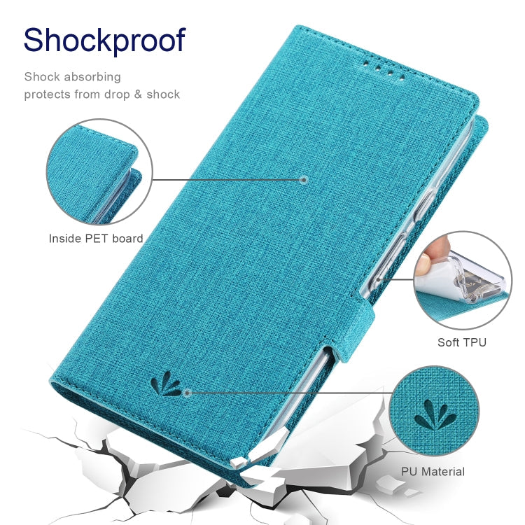 For Google Pixel 8 ViLi K Series Shockproof Magnetic Flip Leather Phone Case(Blue)