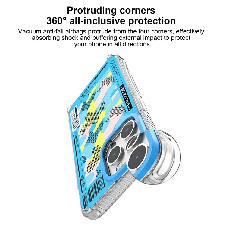 For iPhone 15 Pro Max Mutural Billboard Series Phone Case(Green)