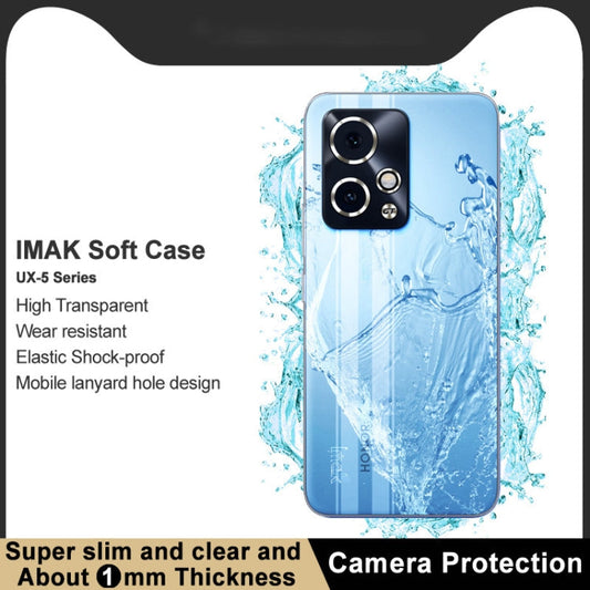 For Honor 90 GT 5G IMAK UX-5 Series Transparent TPU Phone Case(Transparent)