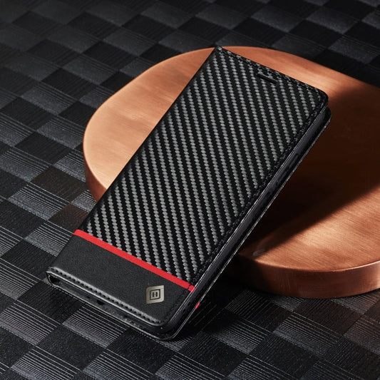 For Xiaomi Redmi Note 13 Pro 5G LC.IMEEKE Carbon Fiber Texture Flip Leather Phone Case(Horizontal Black)