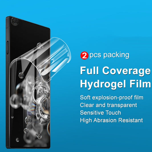 Pour ZTE nubia Red Magic 9 Pro+ 5G 2 pièces imak Film protecteur d'écran incurvé en hydrogel