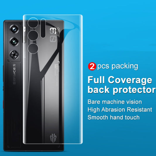 Pour ZTE nubia Red Magic 9 Pro+ 2pcs imak Film Hydrogel Courbé Protection Arrière du Téléphone