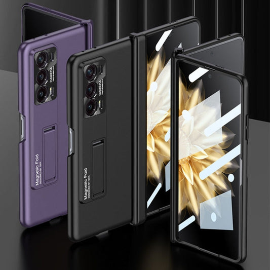 Pour coque de téléphone tout compris à charnière pliante magnétique intégrée For Honor Magic V2 GKK (Or)