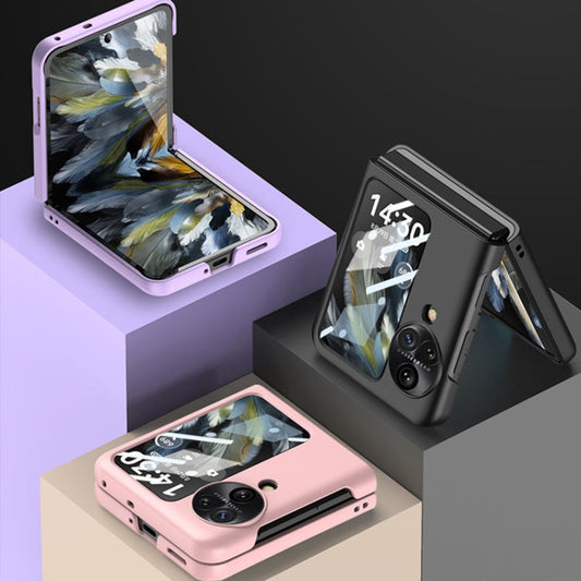 For OPPO Find N3 Flip GKK Integrated Ultra-thin Full Coverage Protective Phone Case(Purple)