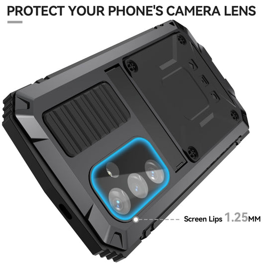 For Samsung Galaxy S24+ 5G R-JUST Life Waterproof Dustproof Shockproof Phone Case(Black)