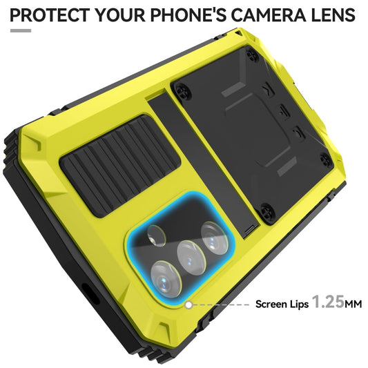 For Samsung Galaxy S24+ 5G R-JUST Life Waterproof Dustproof Shockproof Phone Case(Yellow)