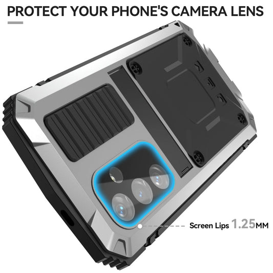 For Samsung Galaxy S24+ 5G R-JUST Life Waterproof Dustproof Shockproof Phone Case(Silver)