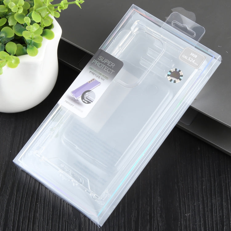 For Samsung Galaxy S24 Ultra 5G MERCURY GOOSPERY SUPER Four-Corner Shockproof TPU Phone Case(Transparent)