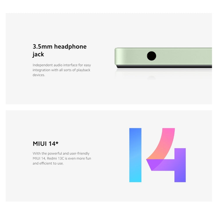 Xiaomi Redmi 13C 5G, 6GB+128GB, 6.74 inch MIUI 14 MediaTek Dimensity 6100+ Octa Core 2.2GHz, NFC, Network: 5G, Not Support Google Play(Startrail Silver)