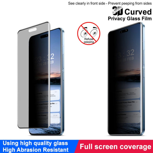 For Xiaomi Civi 4 Pro 5G IMAK 3D Curved Privacy Anti-glare Tempered Glass Film