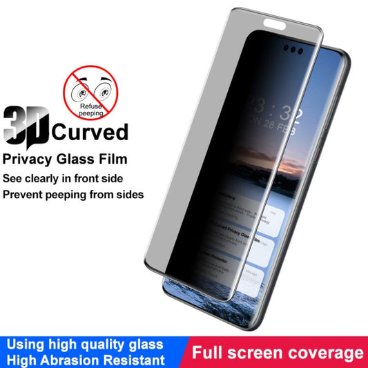 For Huawei Mate 60 Pro/60 Pro+ IMAK 3D Curved Privacy Anti-glare Tempered Glass Film