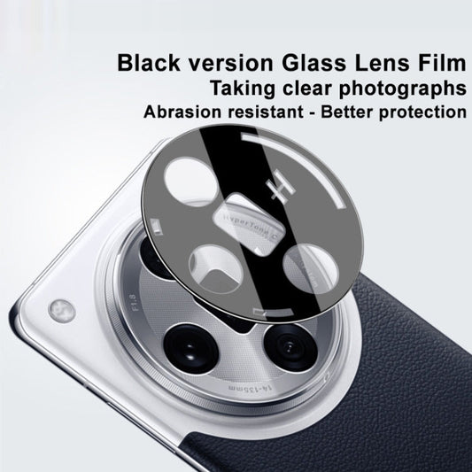 Pour OPPO Find X7 Ultra 5G IMAK Film en verre pour objectif d'appareil photo arrière, version noire