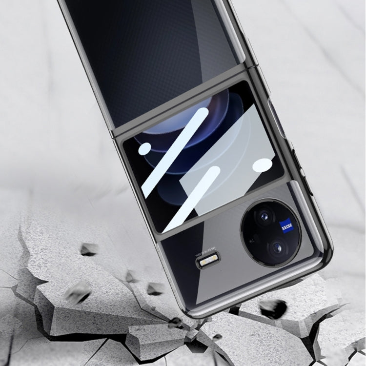 Pour coque de téléphone vivo X Flip GKK plaquée intégrale (or)