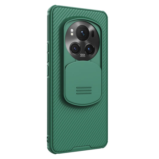 Pour Honor Magic6 Pro NILLKIN Black Mirror Pro Series Coque de téléphone Camshield PC (Vert)