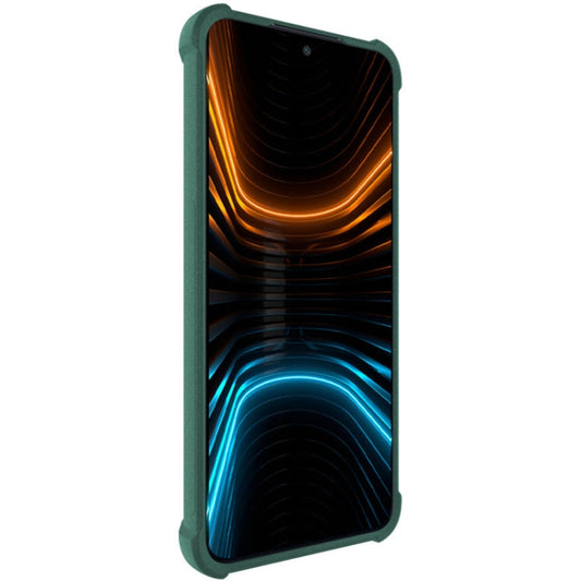 For Honor 90 GT 5G imak Shockproof Airbag TPU Phone Case(Matte Green)