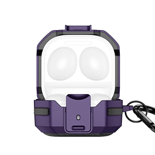 For Samsung Galaxy Buds 2/2 Pro / Buds FE DUX DUCIS SECA Series TPU + PC Wireless Earphones Protective Case(Dark Purple)