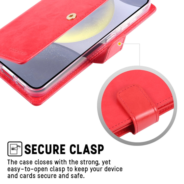 For Samsung Galaxy S24+ 5G GOOSPERY MANSOOR DIARY 9 Card Slots Leather Phone Case(Black)