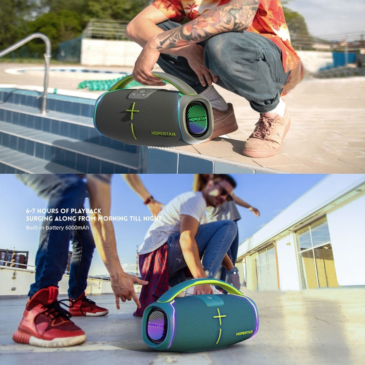 HOPESTAR H61 Outdoor IPX6 Waterproof Portable 50W Surround Bluetooth Speaker(Camouflage)