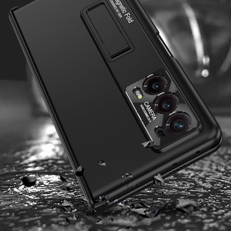 Pour Honor Magic V2 GKK Coque de téléphone tout compris avec charnière pliante magnétique intégrée et protection de la vie privée (violet)