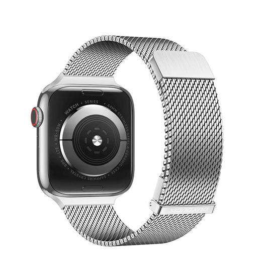 For Apple Watch Series 4 40mm DUX DUCIS Milanese Pro Series Stainless Steel Watch Band(Silver)