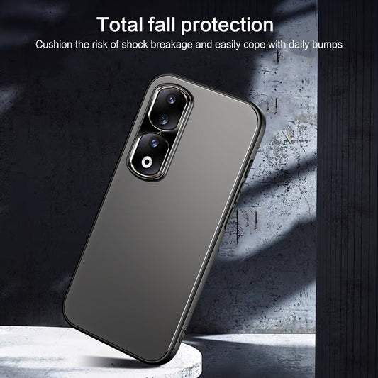 For Honor 90 R-JUST RJ-61 Electroplating Frosted TPU + PC Phone Case(Blue)