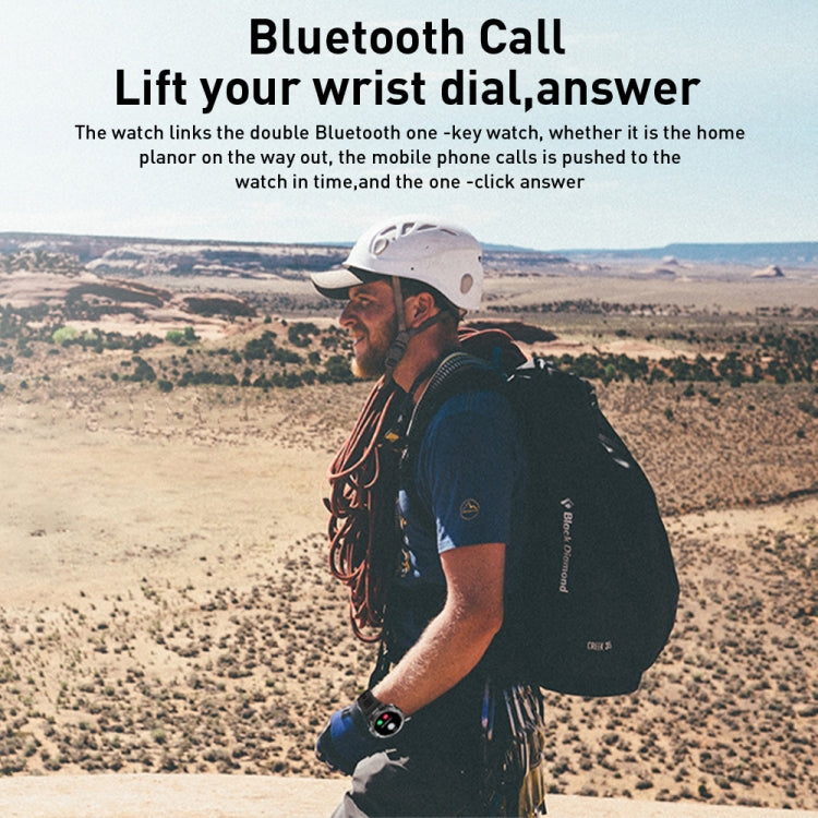 LEMFO LF33 1.39 inch TFT Round Screen Smart Watch Supports Bluetooth Calls(Black)