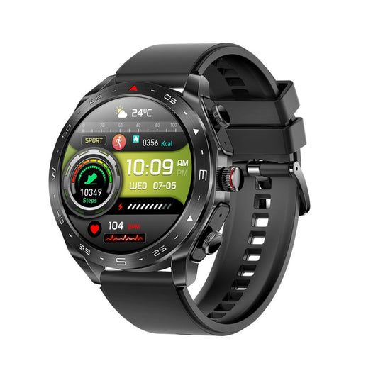 LEMFO T95 1.52 inch IPS Screen 2 in 1 Bluetooth Earphone Smart Watch Support Health Monitoring(Black)