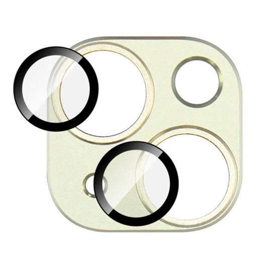 For iPhone 15 / 15 Plus IMAK Metal Armor Premium Camera Protector Film(Gold)
