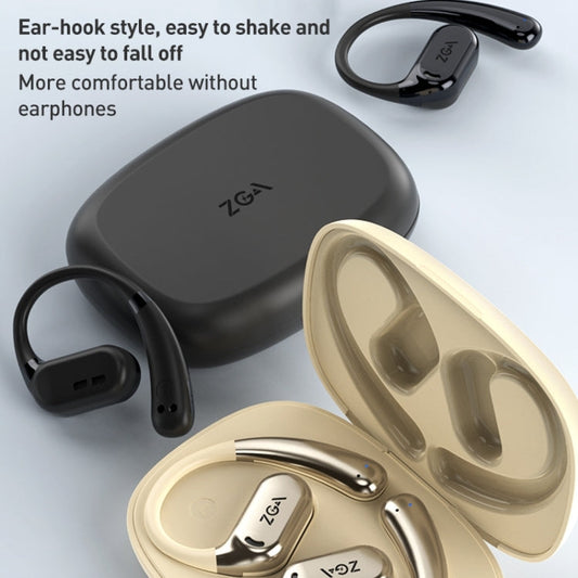 ZGA GS12 Ear-mounted Wireless Bluetooth Earphone(White)