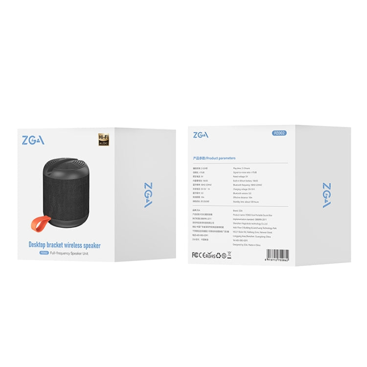 ZGA PZ002 Desktop Stand Bluetooth Speaker(Black)