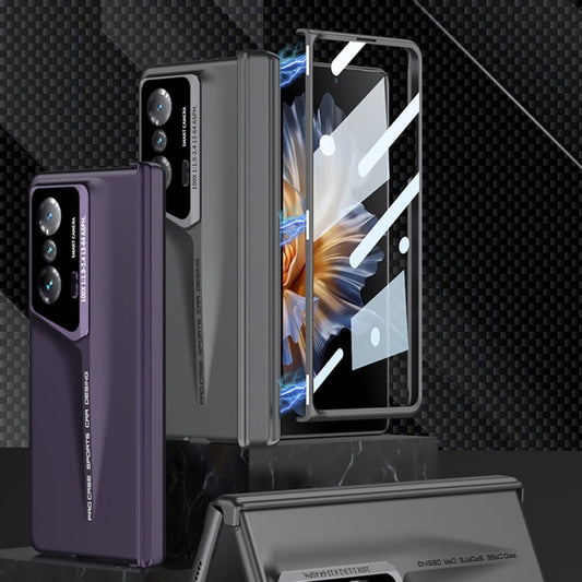Pour Honor Magic Vs GKK Lame Magnétique Intégrée Coque de Téléphone Ultra-fine à Couverture Complète (Gris)