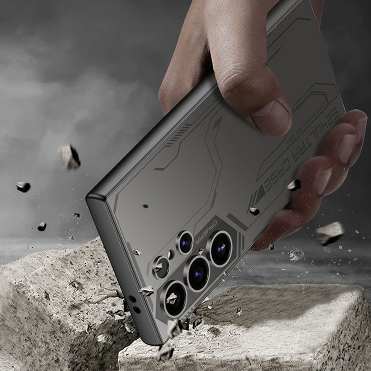 For Samsung Galaxy S24 Ultra 5G GKK AG Craft Skin Feel Exploration Edition Full Coverage Phone Case(Grey)