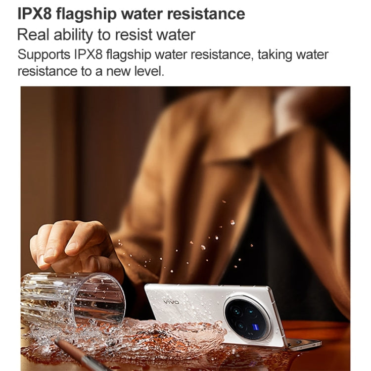 vivo X Fold3 Pro, 16GB+1TB, Face ID / Fingerprint Identification, 8.03 inch + 6.53 inch Android 14 OriginOS 4 Snapdragon 8 Gen 3 Octa Core 3.3GHz, OTG, NFC, Network: 5G(Black)