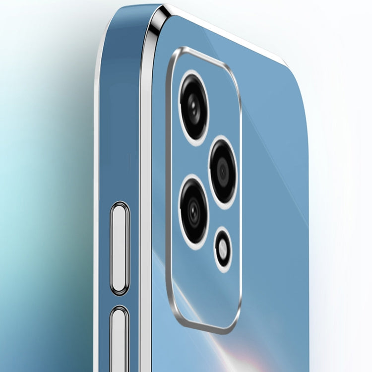 Coque de téléphone en TPU avec placage d'or 6D droit XINLI Global pour For Honor 200 Lite (blanc)