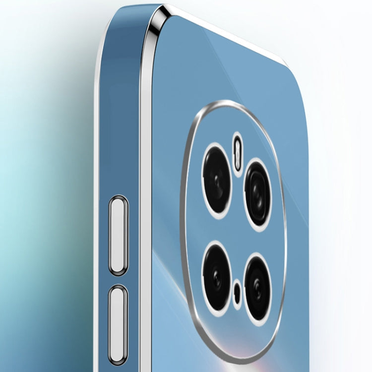 For Honor Magic7 Pro XINLI Straight 6D Plating Gold Edge TPU Phone Case(Black)