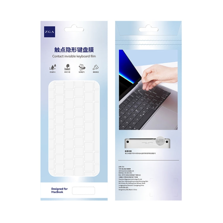 For MacBook Pro 16.2 inch 2021 ZGA Contact Invisible TPU Keyboard Protective Film